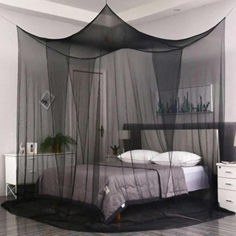Moustiquaire Sexy Palace quatre portes King/Queen Double taille maison lit simple prévenir les insec