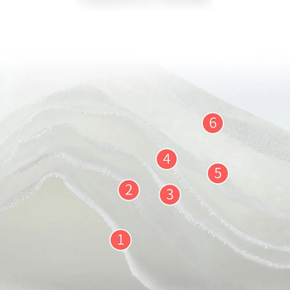 Couverture bébé 6 couches gaze coton 100% - Enveloppe respirante douce pour nouveau-né et serviette de bain