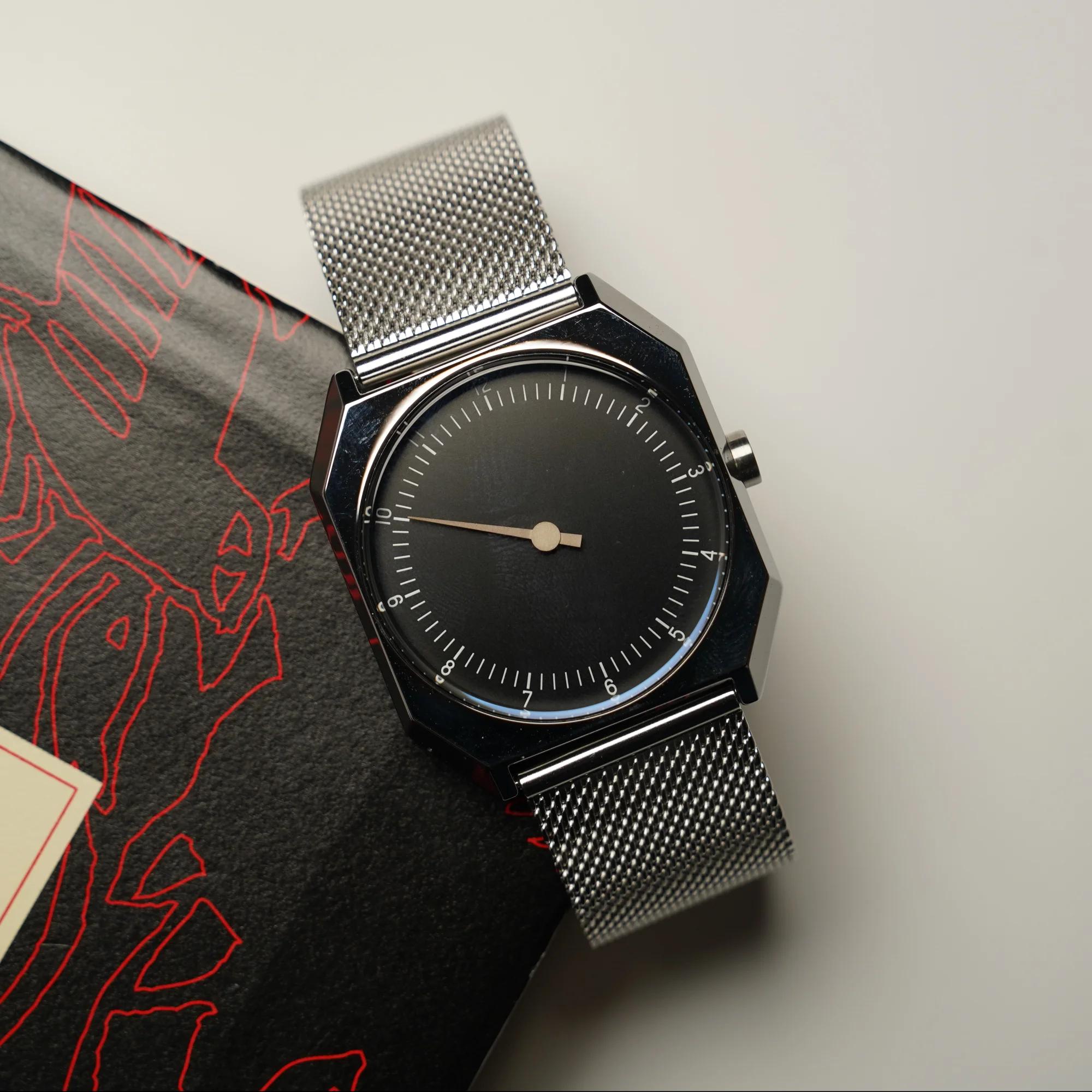 SKU – montre rétro à un pointeur pour hommes, montre à Quartz carrée de Style Vintage, Design Unique