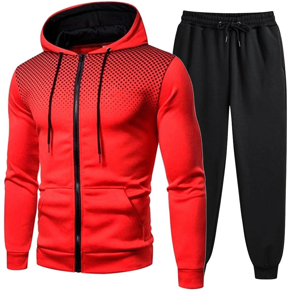 Survêtements pour hommes vêtements pour hommes ensembles pour hommes ensemble à capuche fermeture éc