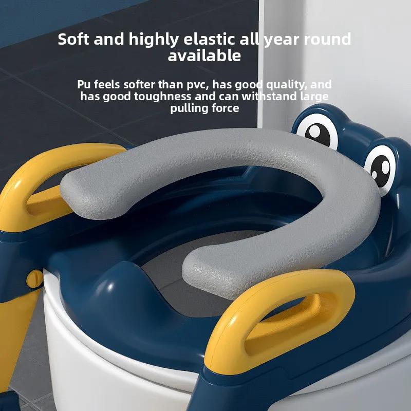 Échelle de toilette auxiliaire pour tout-petits, sécurité pour enfants, siège de toilette confortabl