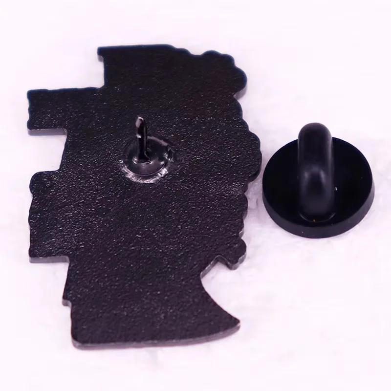 Broche lettre anglaise créative, pas de LIKEA FRAGILE, fleur de LIKEA, Badge de nomenclature, tendan