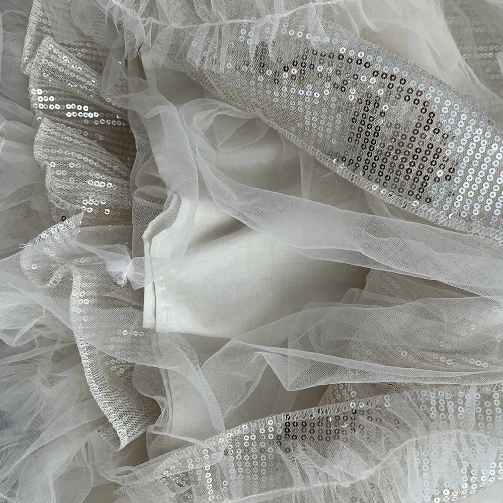 Robe de princesse en tulle à paillettes pour fille, sans manches, mignonne, pour spectacle, bal de p