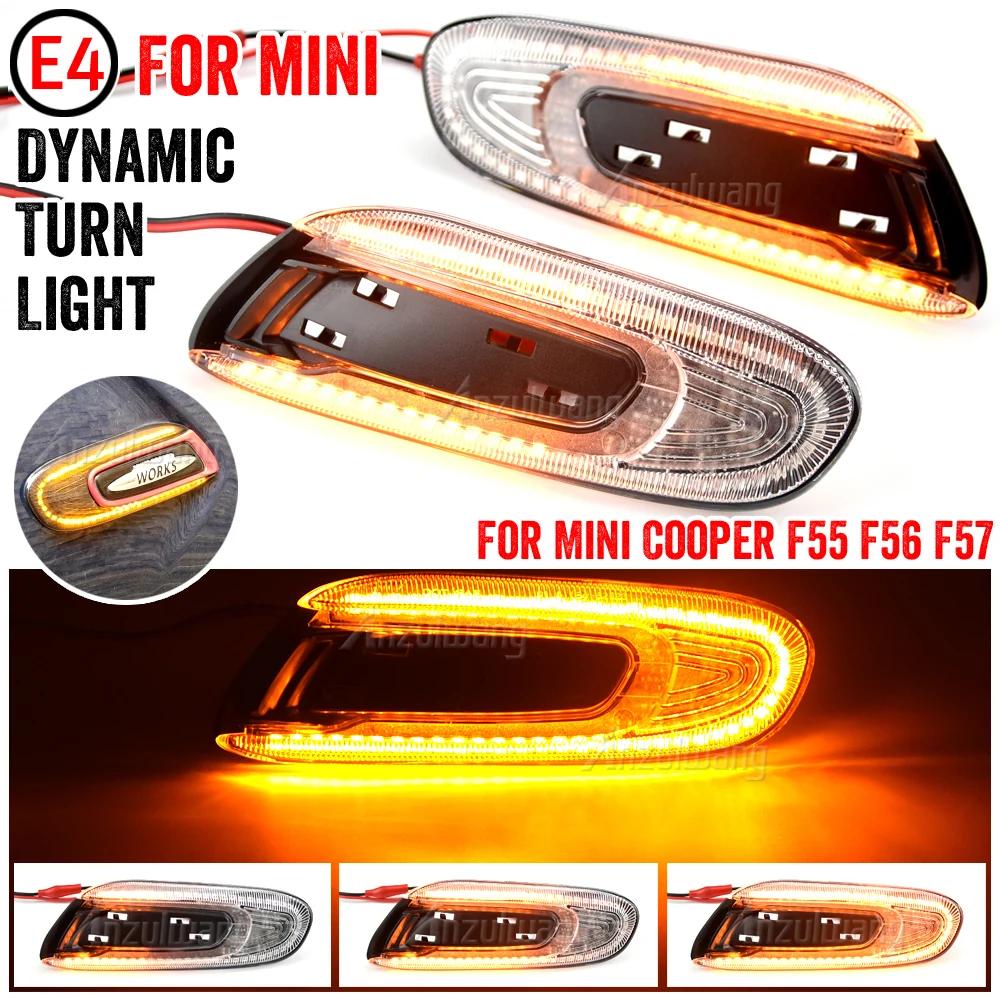 Feux de position latéraux dynamiques à LED pour Mini Cooper F55 F56 F57 2X, clignotants séquentiels,