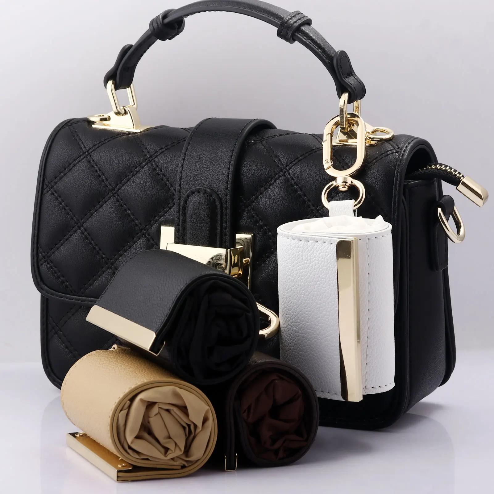 Sac de rangement en tissu Simple et créatif, grande capacité, sac de courses écologique, porte-clés,