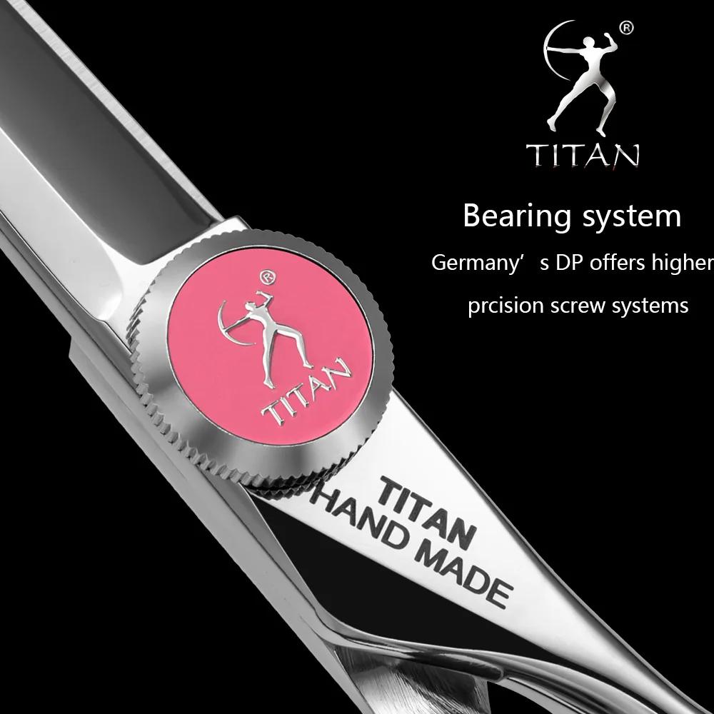 Titan ciseaux à cheveux professionnels coupe amincissante ciseaux à cheveux de barbier ciseaux de co