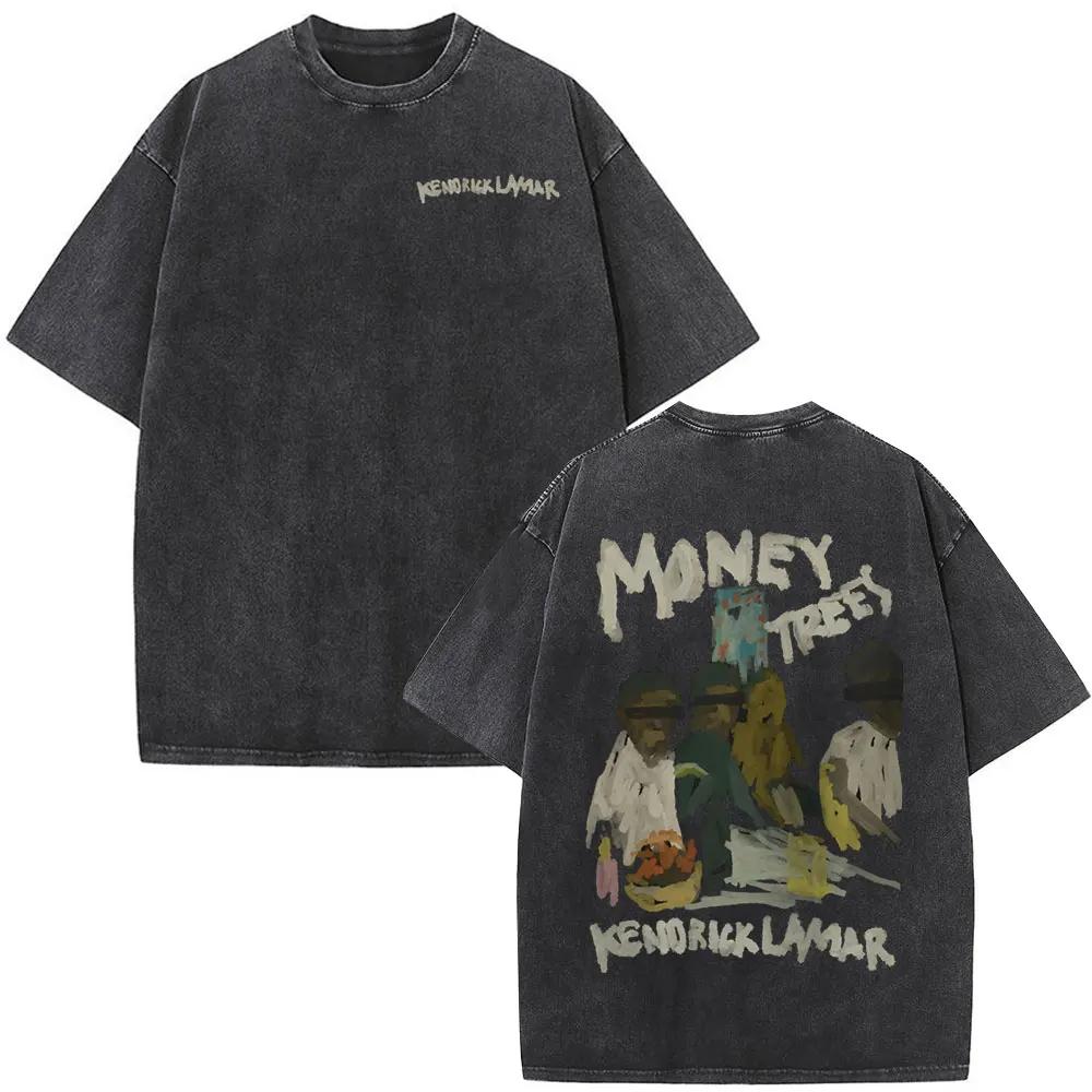Lavé Vintage rappeur Kendrick Lamar Album Merch T-shirts vêtements pour hommes Hip Hop rétro surdime