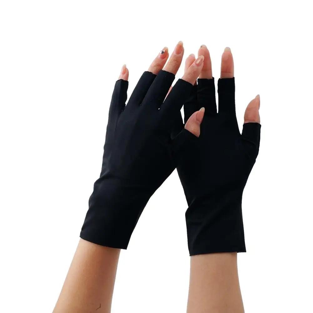 Gants de Protection solaire pour femmes, sans doigts, Protection solaire d'été, Protection UV, multi