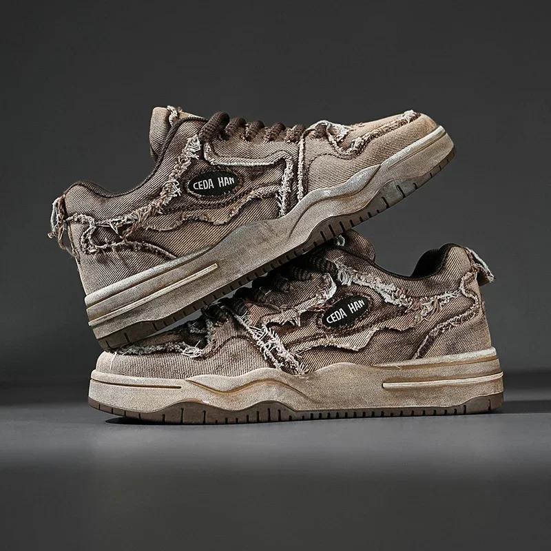 Rétro unisexe chaussures décontractées mode Cool chaud Runn chaussures hommes femmes anti-dérapant c