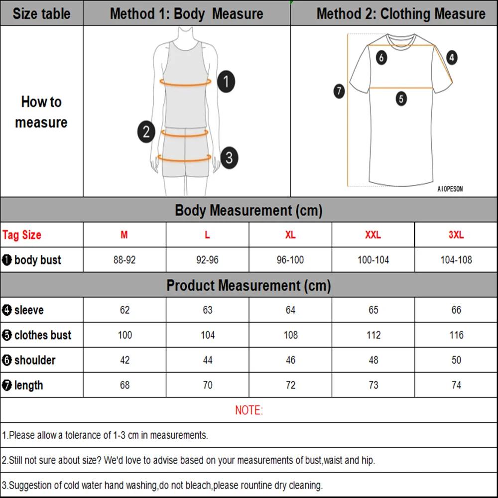 AIOPESON T-shirt en coton de couleur unie pour hommes Chemises décontractées à manches longues pour
