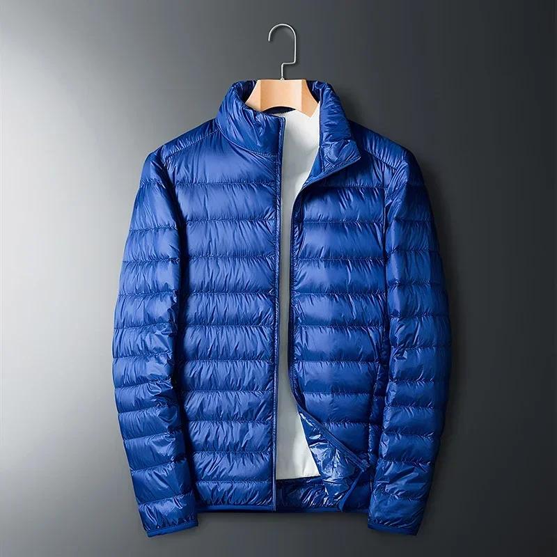 UETEEY automne hiver nouveau Ultra léger blanc canard doudoune hommes imperméable décontracté en ple