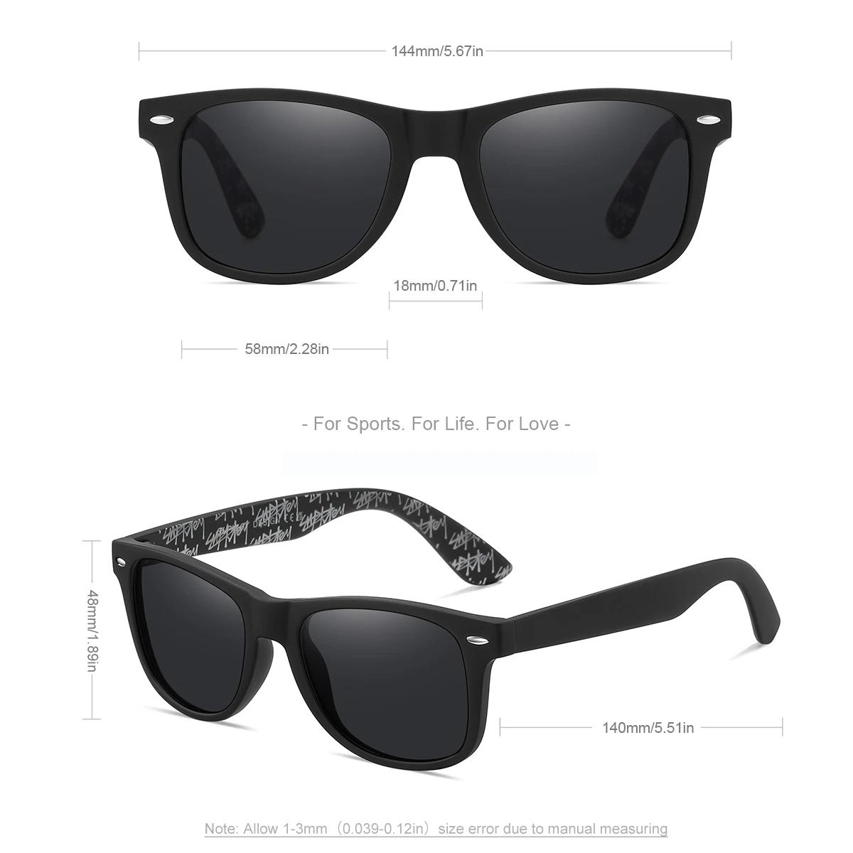 BARCUR-Lunettes de soleil de sport ultra légères pour hommes et femmes, cadre PC de haute qualité, U