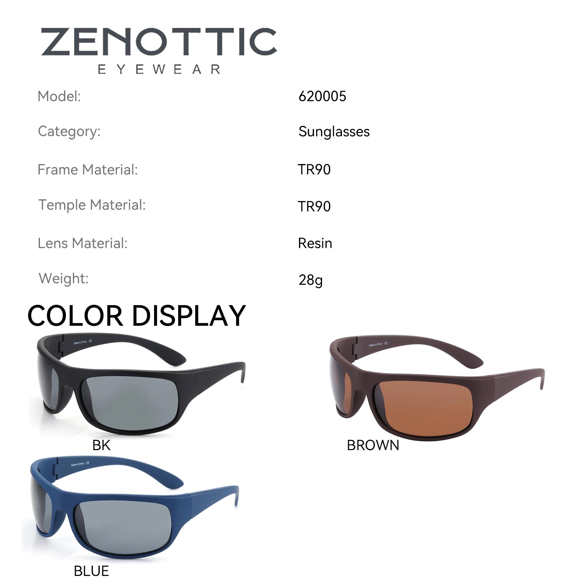 ZENOTTIC TR-90 lunettes de soleil polarisées flexibles hommes Sport de plein air lunettes de soleil