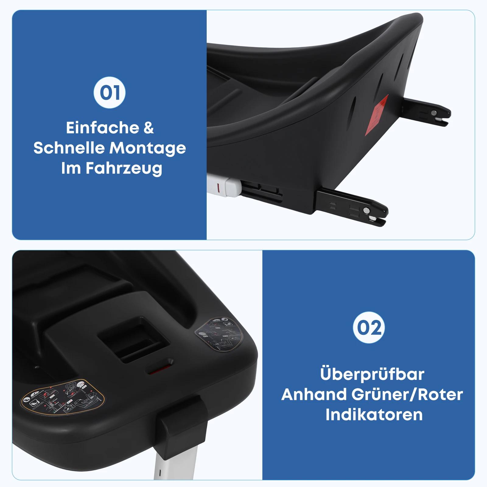 Siège auto pour bébé pour nouveau-né de 0 à 15 mois (40-85 cm) 13 kg Base ISOFIX siège auto taille I