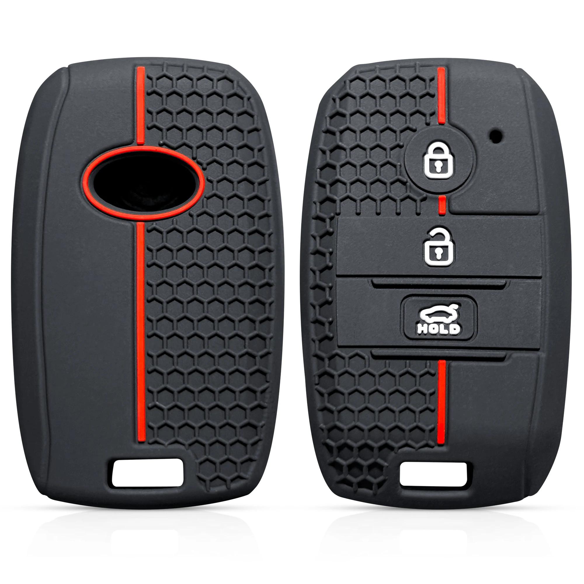 Coque de protection en Silicone pour clé de voiture, étui de protection pour KIA Ceed Picanto RIO 3
