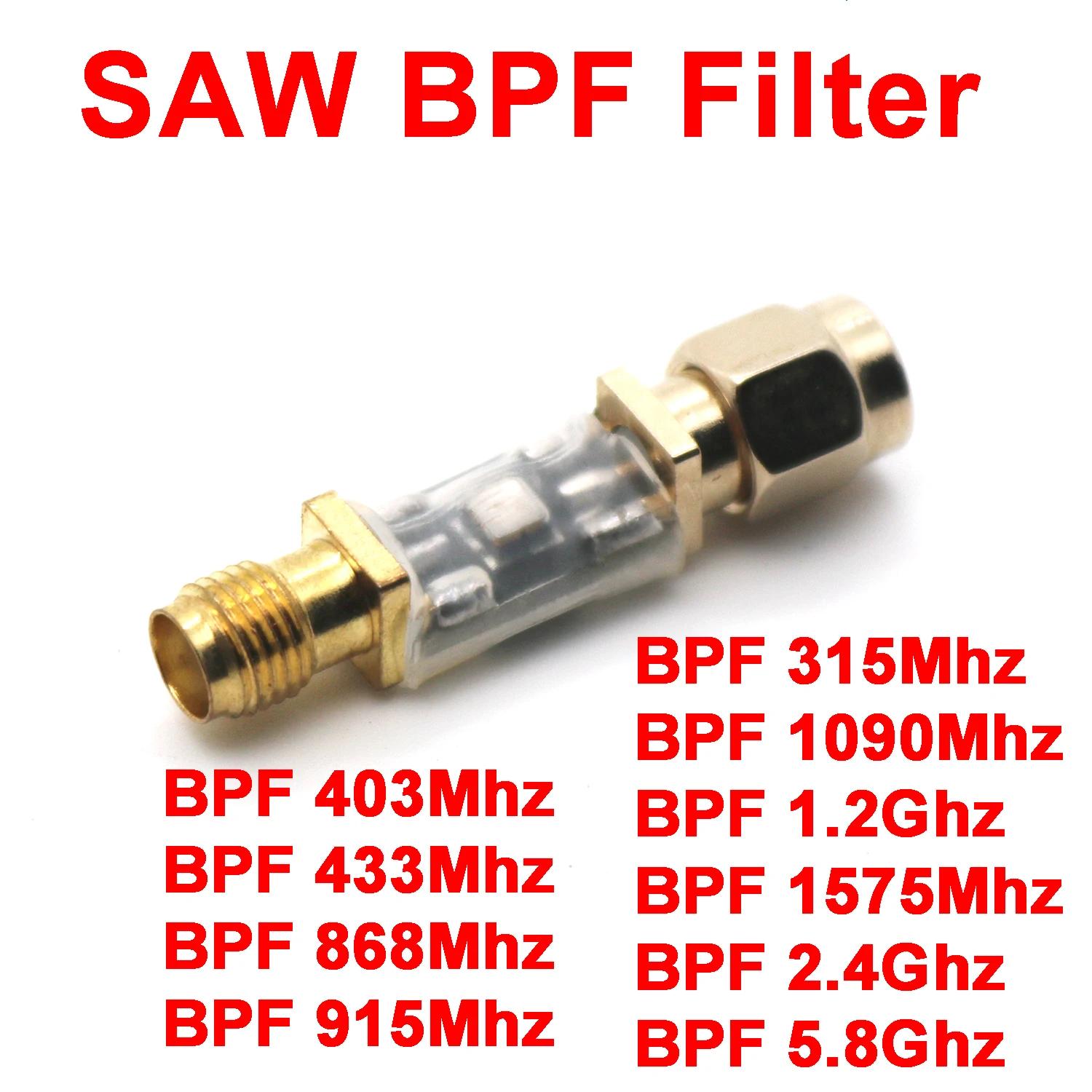 Filtre passe-bande de scie BPF 315M 403M 433Mhz 868Mhz 915Mhz 1.5G 2.4Ghz 5.8Ghz pour récepteur de s
