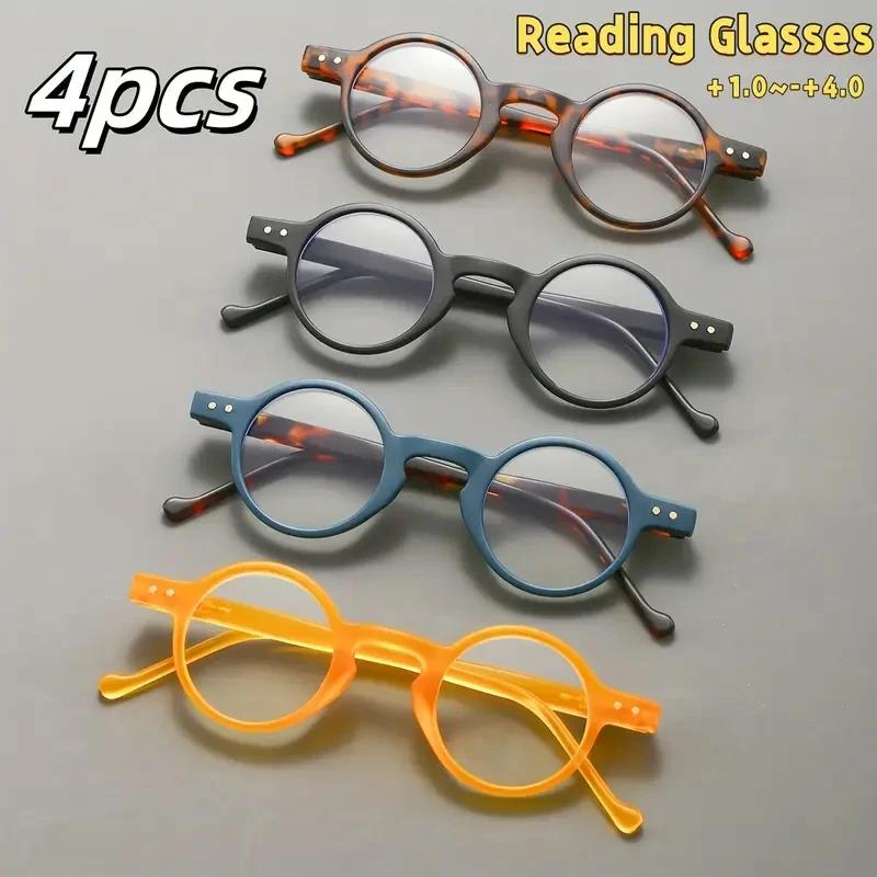 Lunettes de lecture unisexes à petite monture ronde, nouveau Style, rétro, motif Vintage Unique, ada