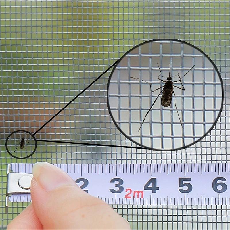 Écran de porte magnétique, taille personnalisée, moustiquaire, rideau, insectes volants, fermeture a