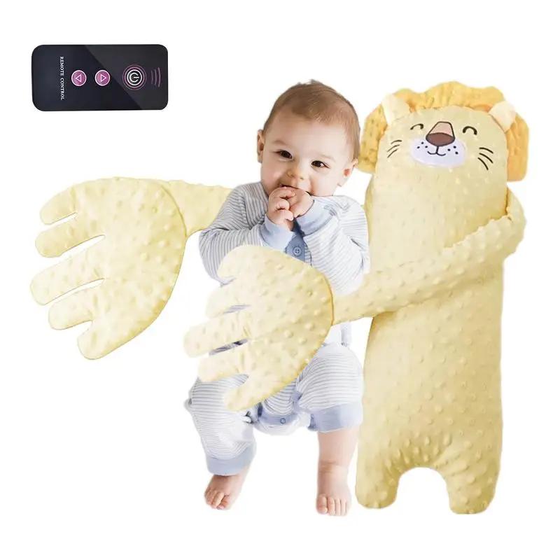 Jouet électrique de sommeil pour bébé, télécommande, poupées apaisantes en peluche en forme d'ours d