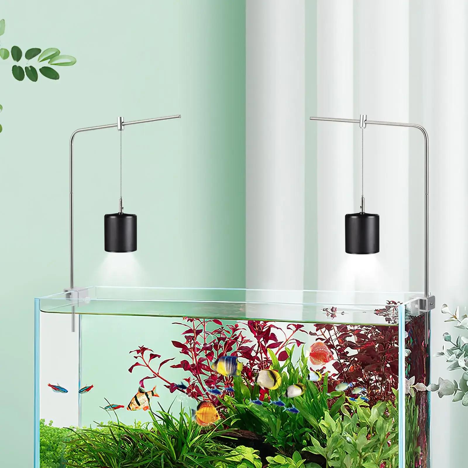 Support de lumière pour aquarium, support d'éclairage pour plantes aquatiques, support suspendu pour