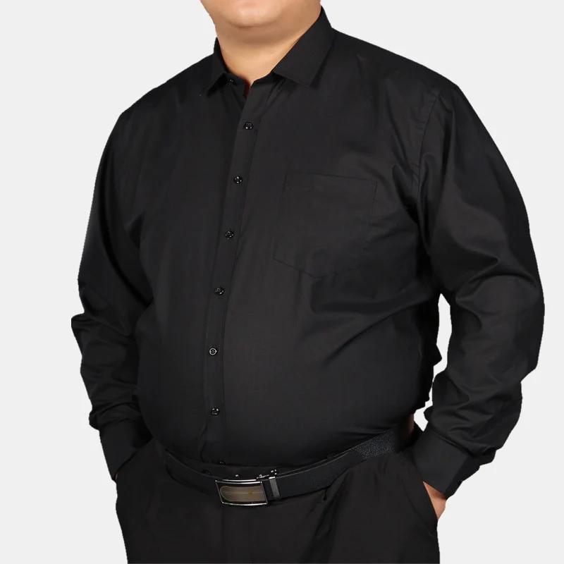 Grande taille 11XL 10XL 9XL nouvelle chemise sociale pour hommes à manches longues coupe ajustée aff