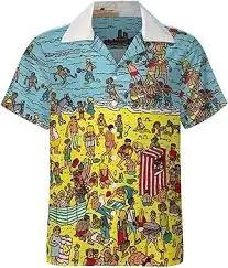 Chemise hawaïenne Simple pour hommes, imprimé visage 3d, chemises à manches courtes, vêtements de pl