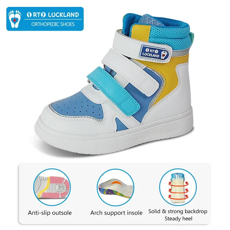 Ortoluckland – chaussures en cuir pour enfants, baskets d'école décontractées pour bébés garçons, bo