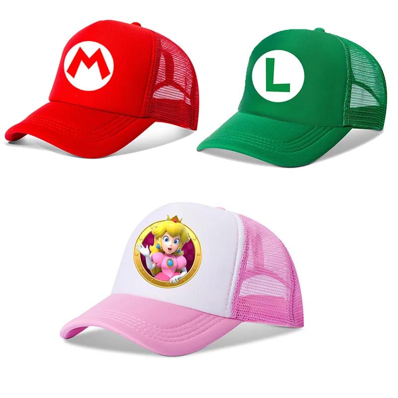 Casquette de baseball réglable Super Mario, broderie, protection solaire, anime, Mario Brothers, des