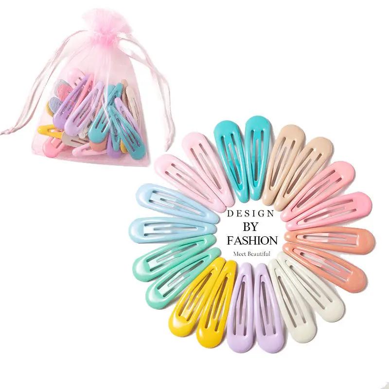 Pinces à cheveux pour filles, 40 à 10 pièces, accessoires pour cheveux, couleur bonbon, Style bonbon
