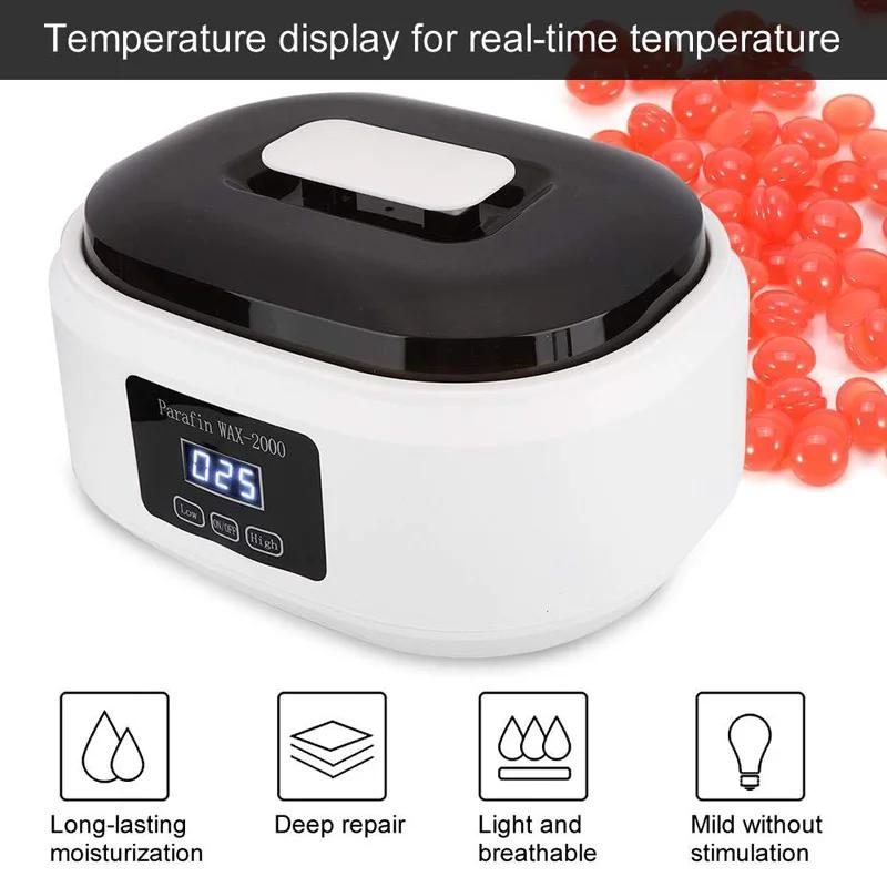Chauffe-masque à la paraffine pour les mains et les pieds, kit chauffant de bain, machine hydratante