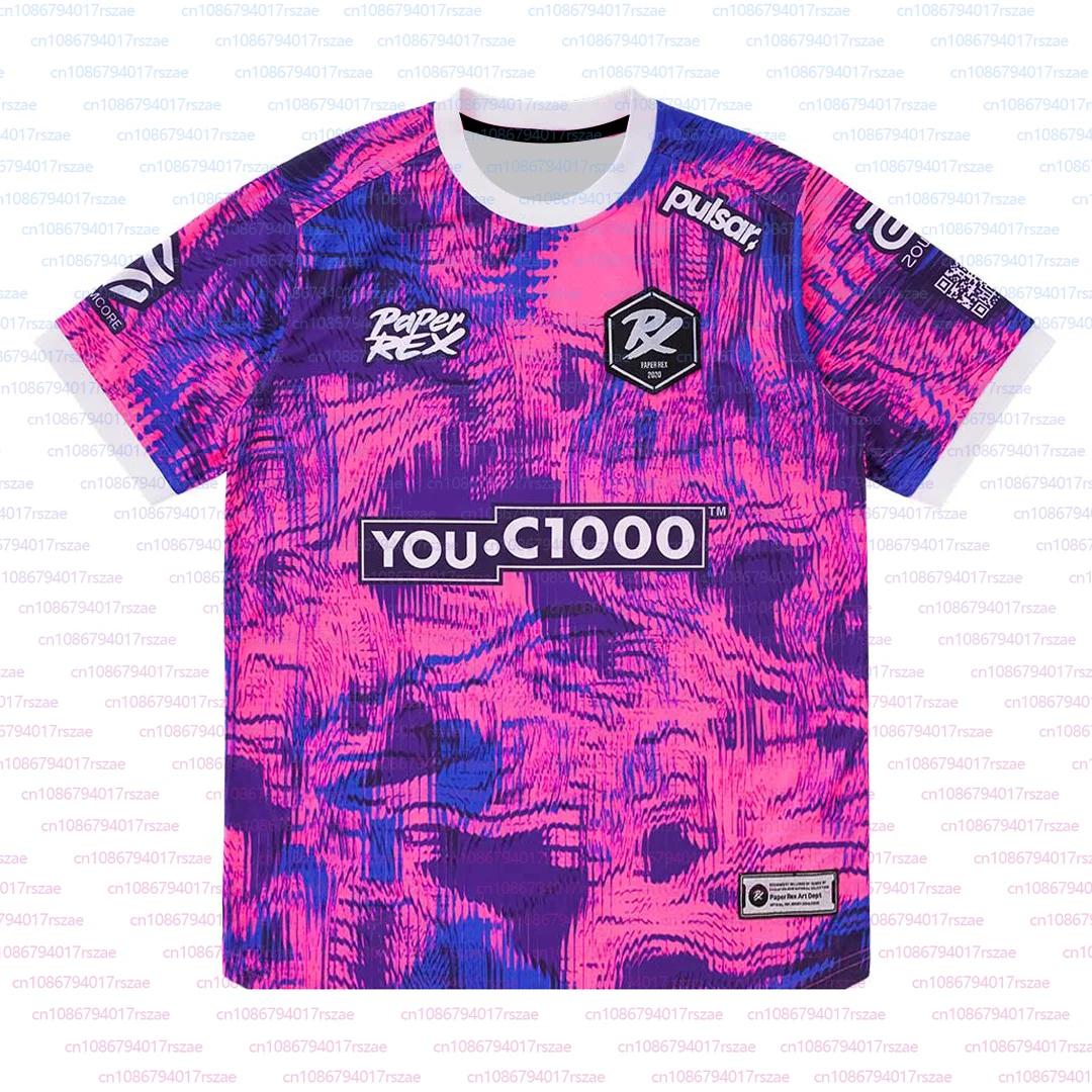 Paper Rex DinoGlitch Jersey 2025/2026 série uniforme VALORANT Esports Club PRX mode T-shirts mâle F0
