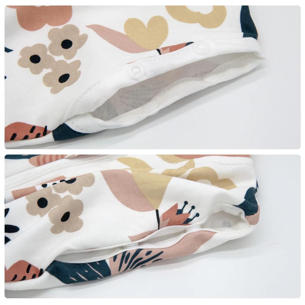 Sac de couchage d'emmaillotage sans manches pour nouveau-né, en pur coton fin, Anti-surprise, pour n