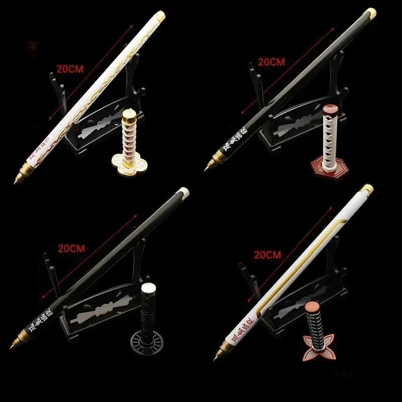Stylo à bille en alliage Mitsuri Shinobu Tanjiro, 20cm, taille réelle, accessoires de personnages d'