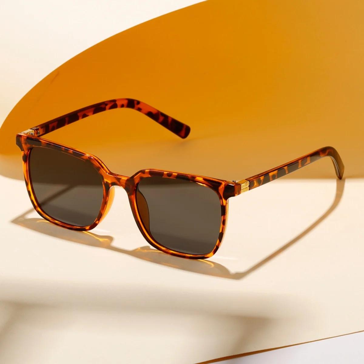 Lunettes de soleil tendance pour hommes et femmes de style rétro européen et américain, polyvalentes
