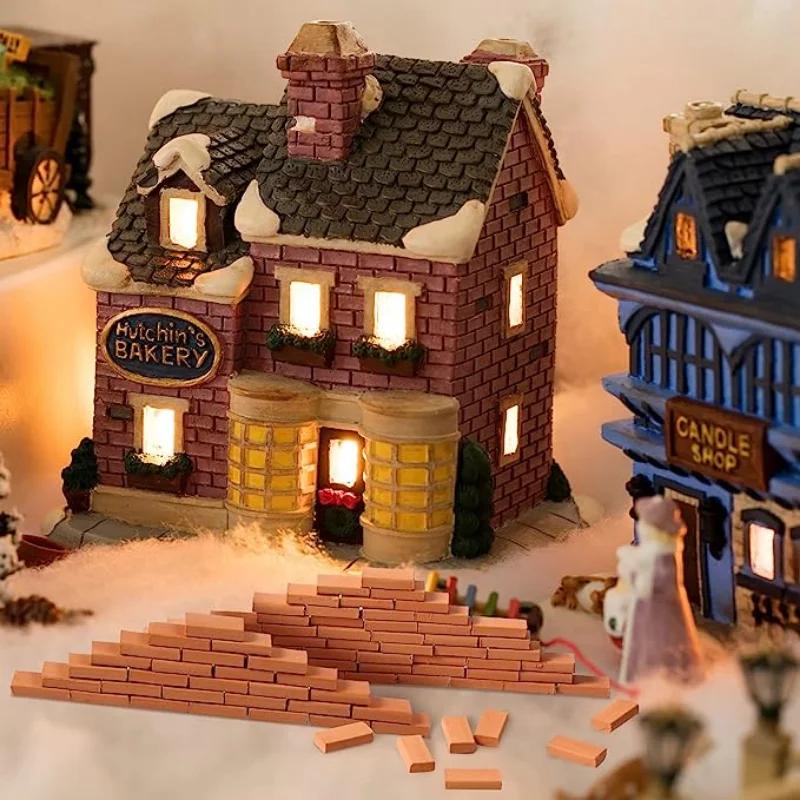 50-150 pièces 1:16 modèle de Mini briques réelles, accessoires d'aménagement paysager de figurines m