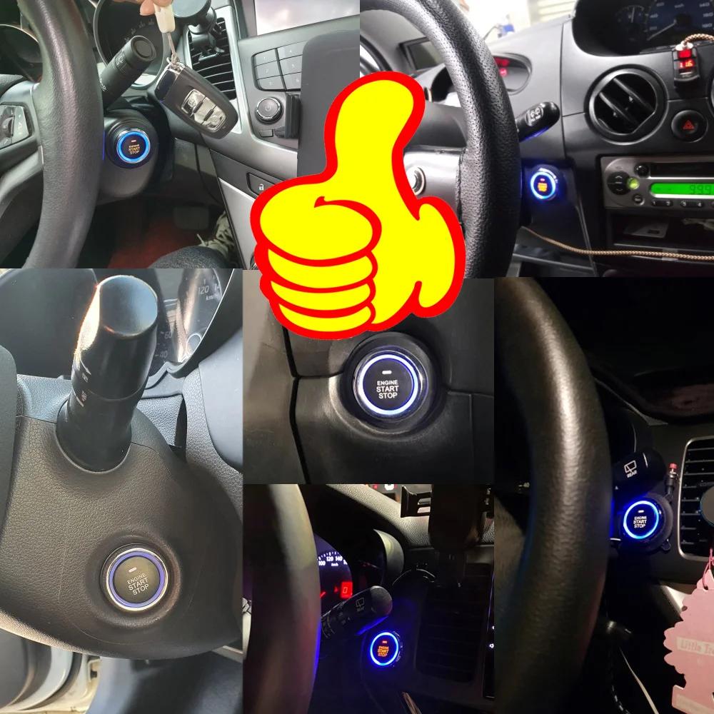 Alarme de voiture avec démarrage automatique, bouton poussoir, démarrage automatique, système d'entr