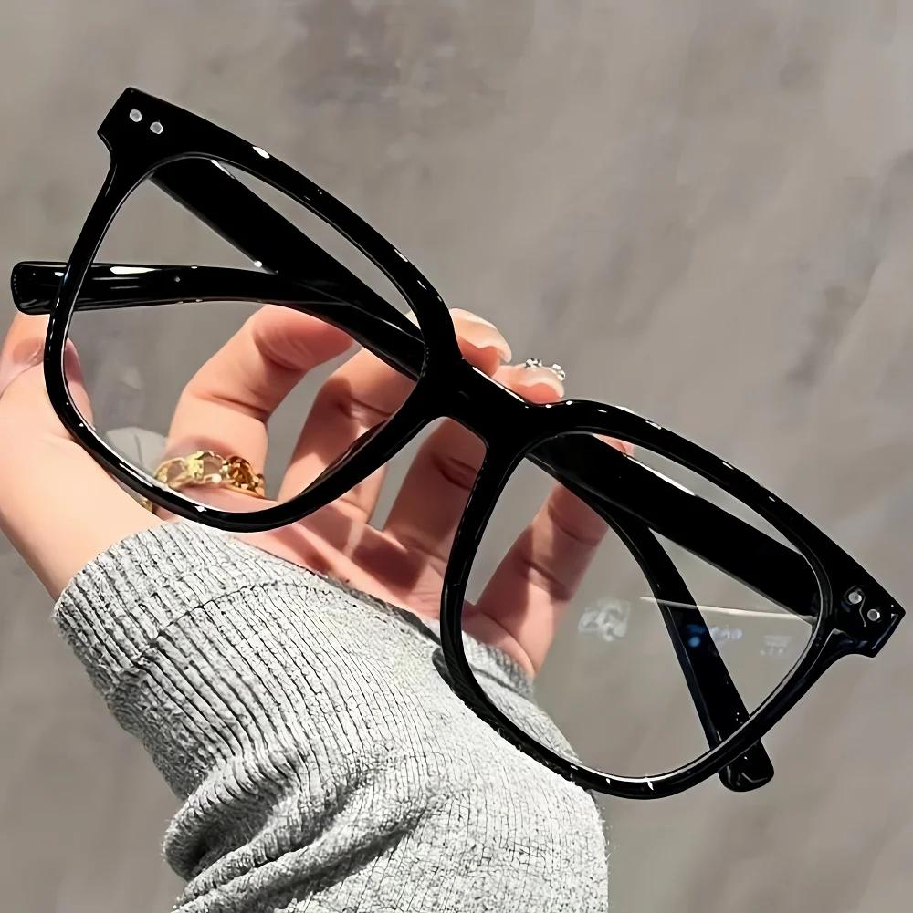 3 paires de lunettes de mode universelles, lunettes à monture carrée, style campus à la mode, montur