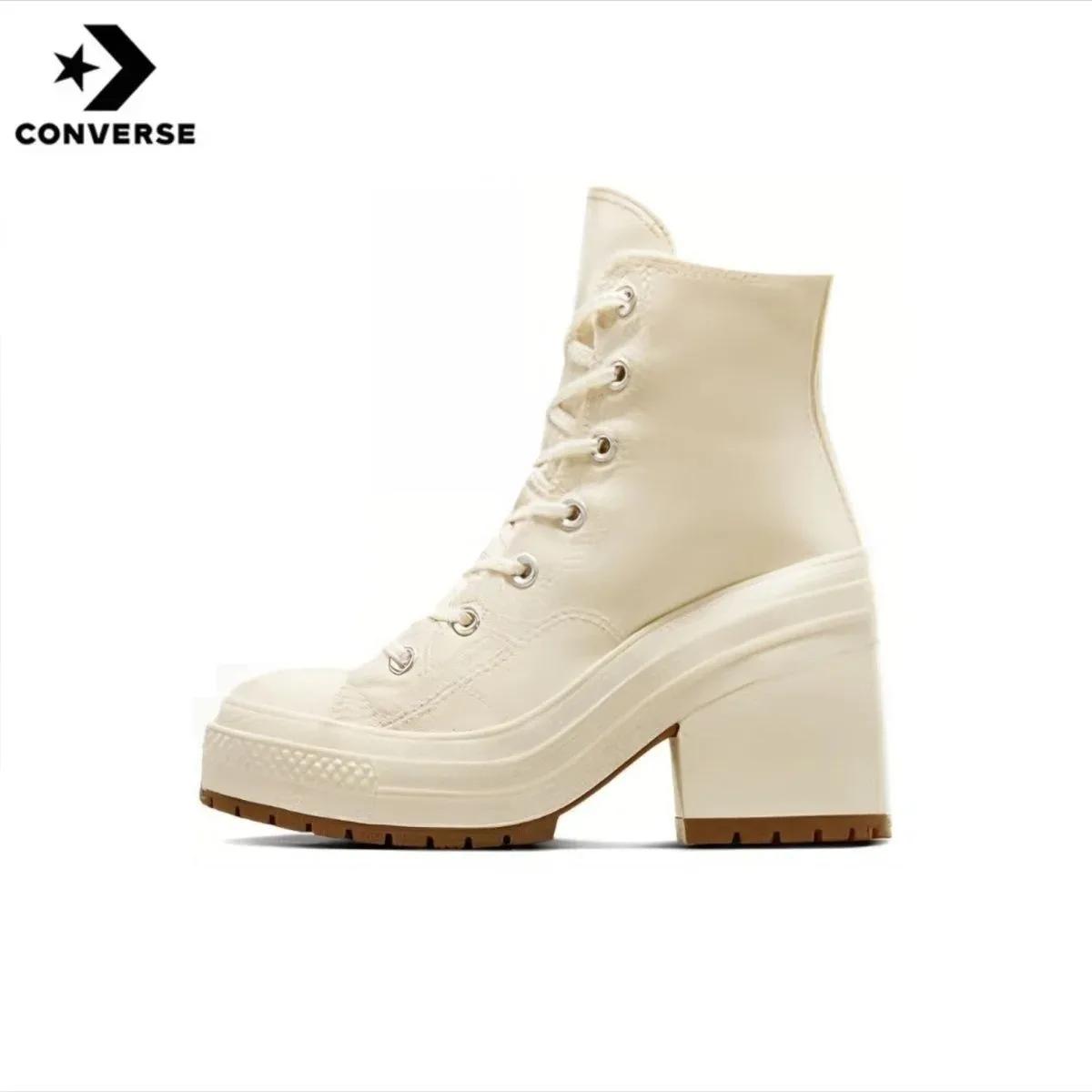 Converse Run Star Motion – chaussures montantes en toile, baskets à plateforme à fond épais, Design
