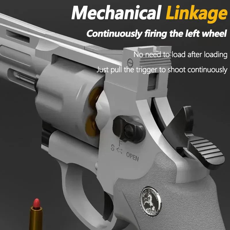 Pistolet lanceur de Revolver ZP5 357, à tir continu, balle de fléchettes souple, jouet CS, arme de j