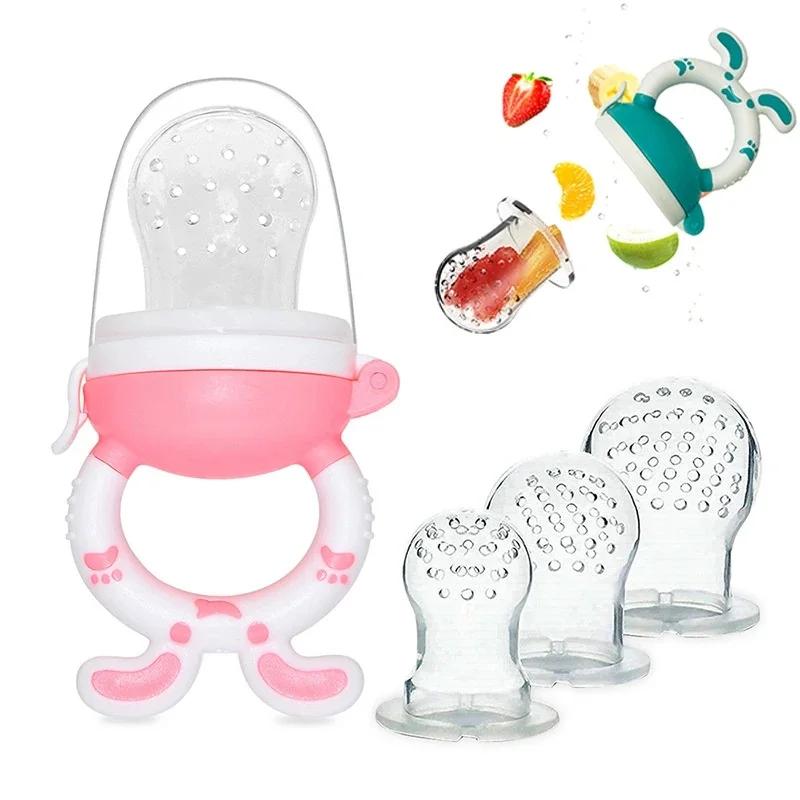 3 en 1 bébé fruits mangeoire mamelon sucette aliments frais fruits lait biberons grignoteuse apprend