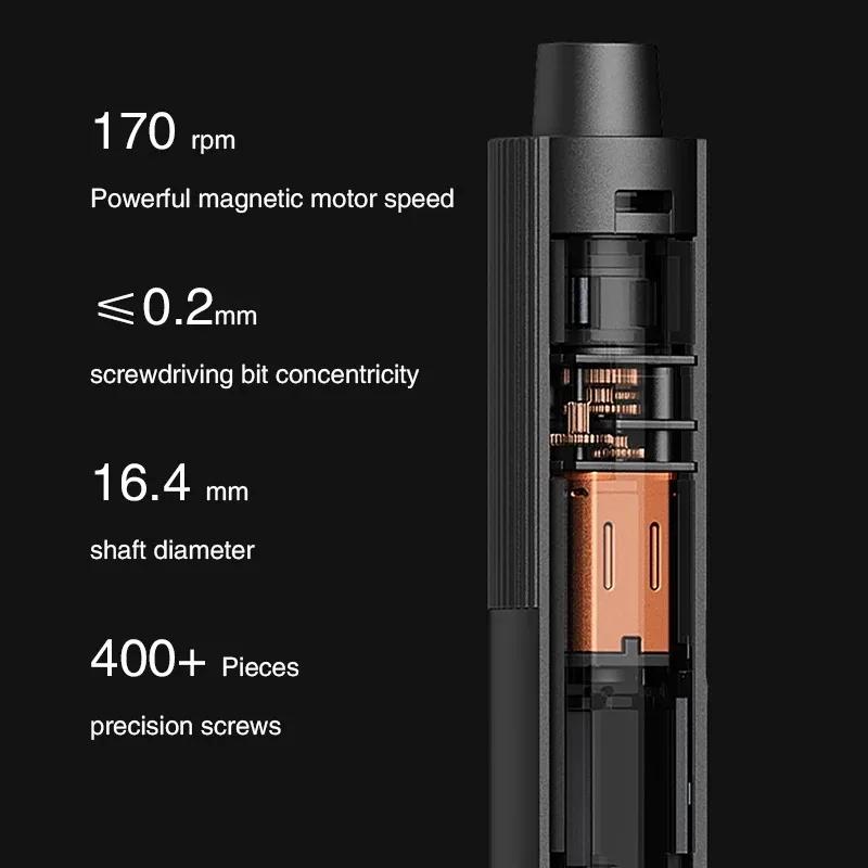 Nouveau kit de tournevis de précision électrique MIJIA avec 24 embouts magnétiques, ensemble d'outil