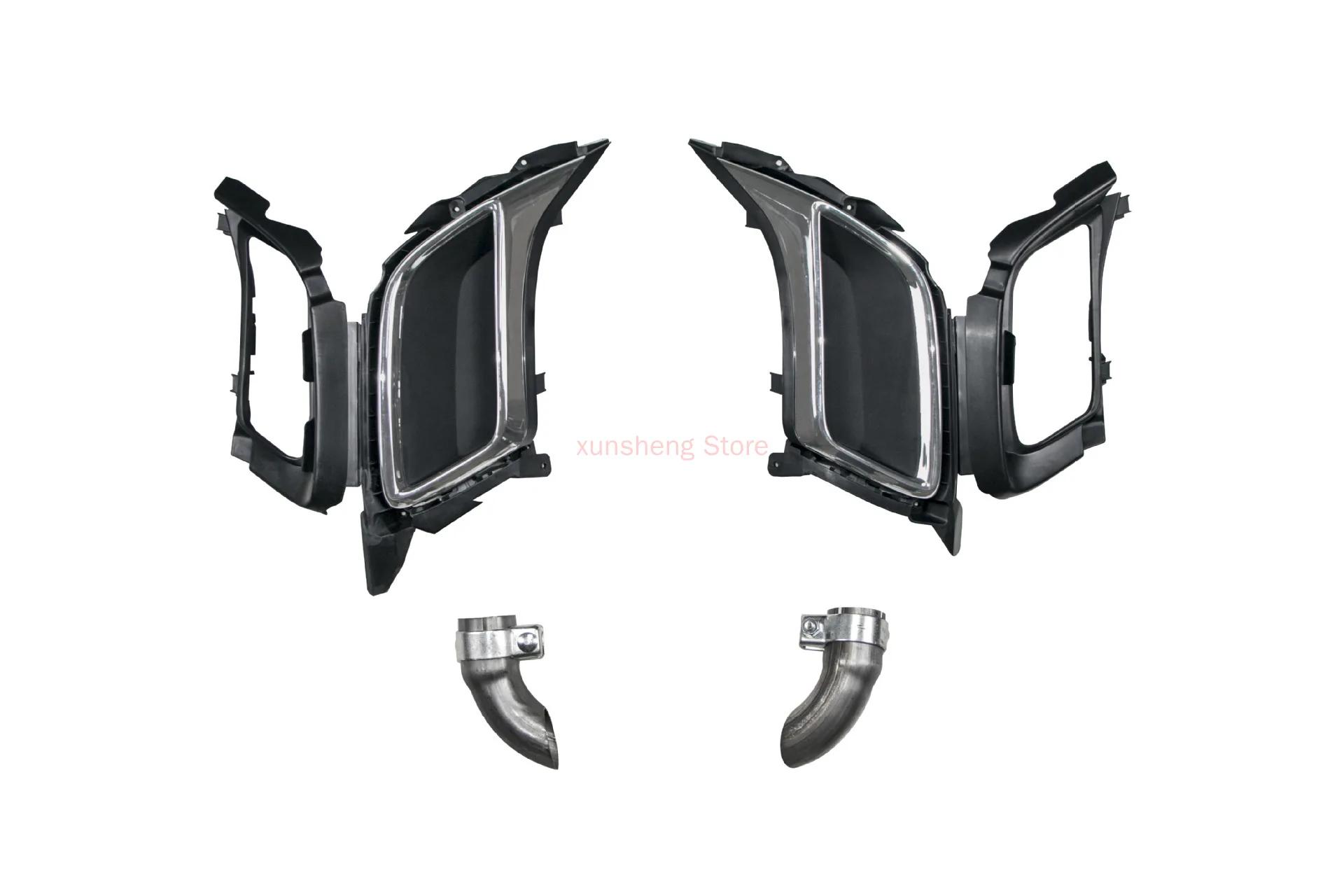 Diffuseur de pare-chocs arrière pour Tiguan, embouts de tube à double accès pour Tiguan 2017, 2018,