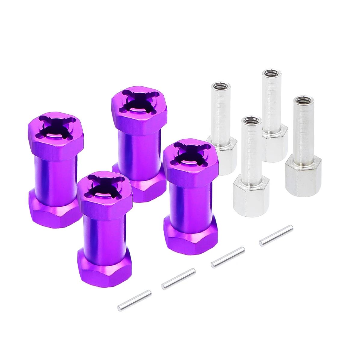 Adaptateur d'entraînement de moyeu de roue hexagonale en aluminium SCX10, 12mm, 15/20/25mm, combinat