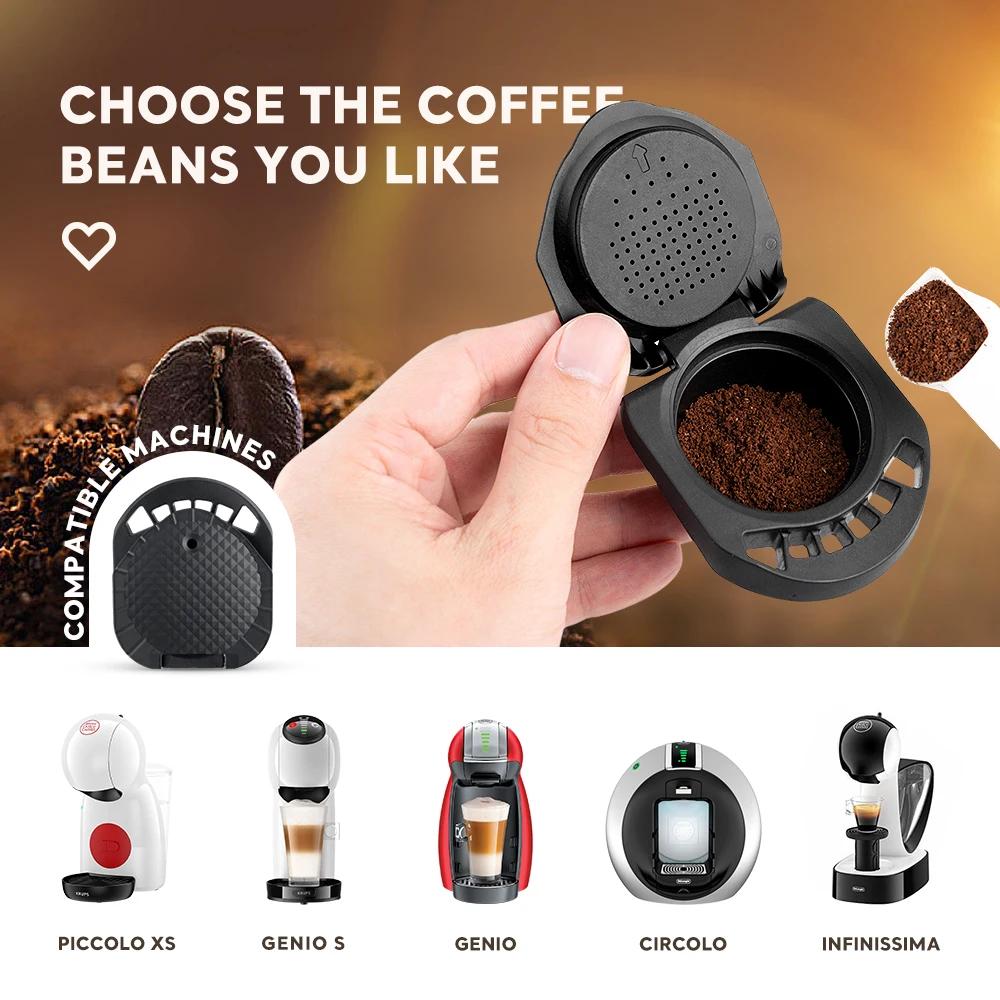 Adaptateur de capsules pour Dolce Gusto Crema, capsules originales Nespresso pour Machine à café Dol