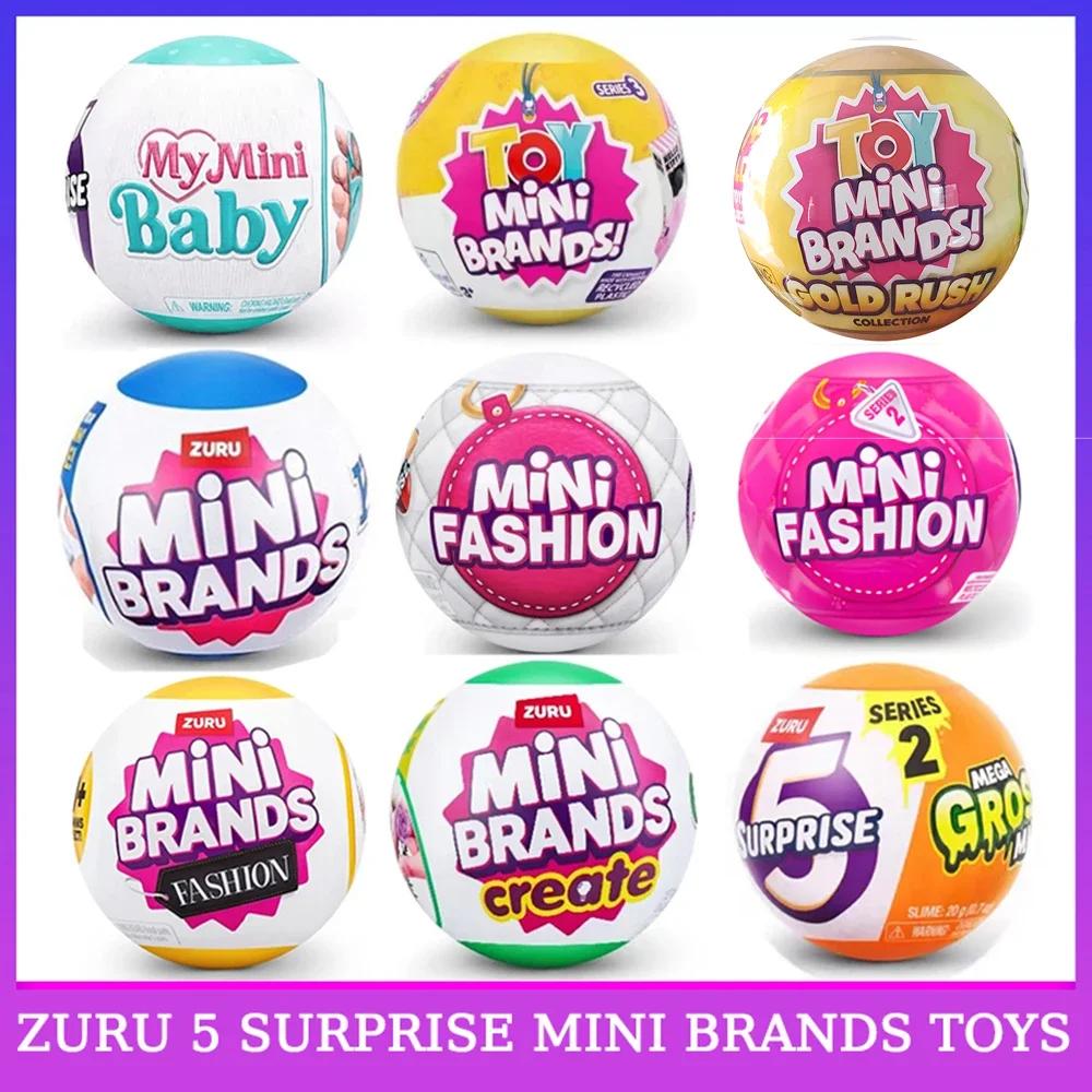 Jouets Zuru 5 Surprise Mini Brands, boîte mystère Zuru, jouet miniature original, boîte mystère surp