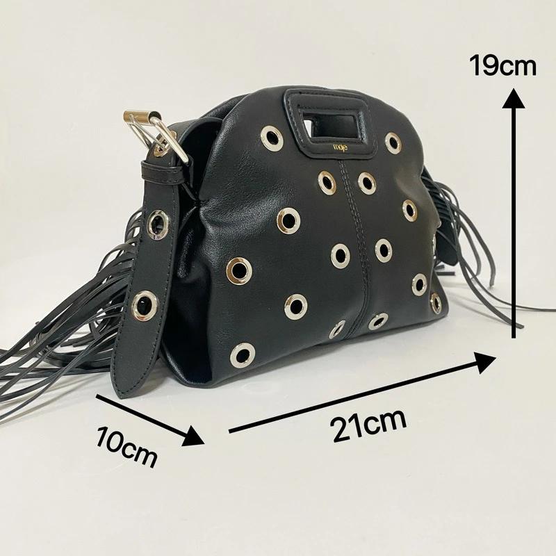 Petit sac à bandoulière rétro noir pour femmes, sac à bandoulière décontracté pour l'extérieur, nouv