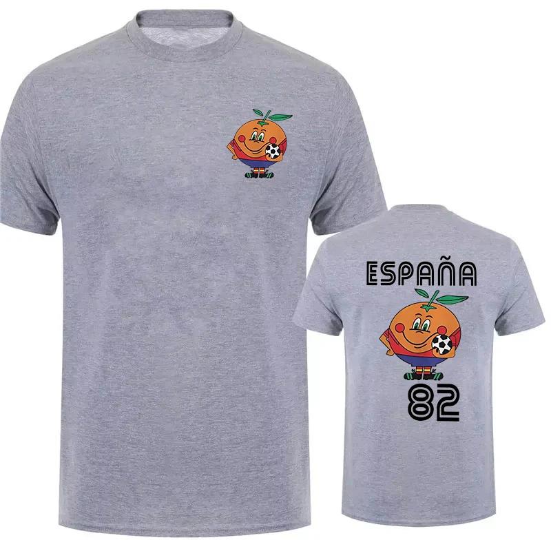 Naranjito T-Shirt hommes femmes T-Shirt col rond Espana 82 espagne mascotte 1982 Football Football T
