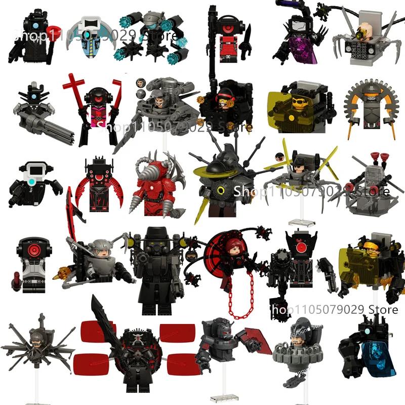 Nouvelles figurines KDL SWAT Skibidi Toilet Man, jouets en blocs d'anime, TvMan Titan Cameraman Spea