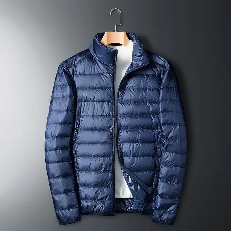 UETEEY automne hiver nouveau Ultra léger blanc canard doudoune hommes imperméable décontracté en ple