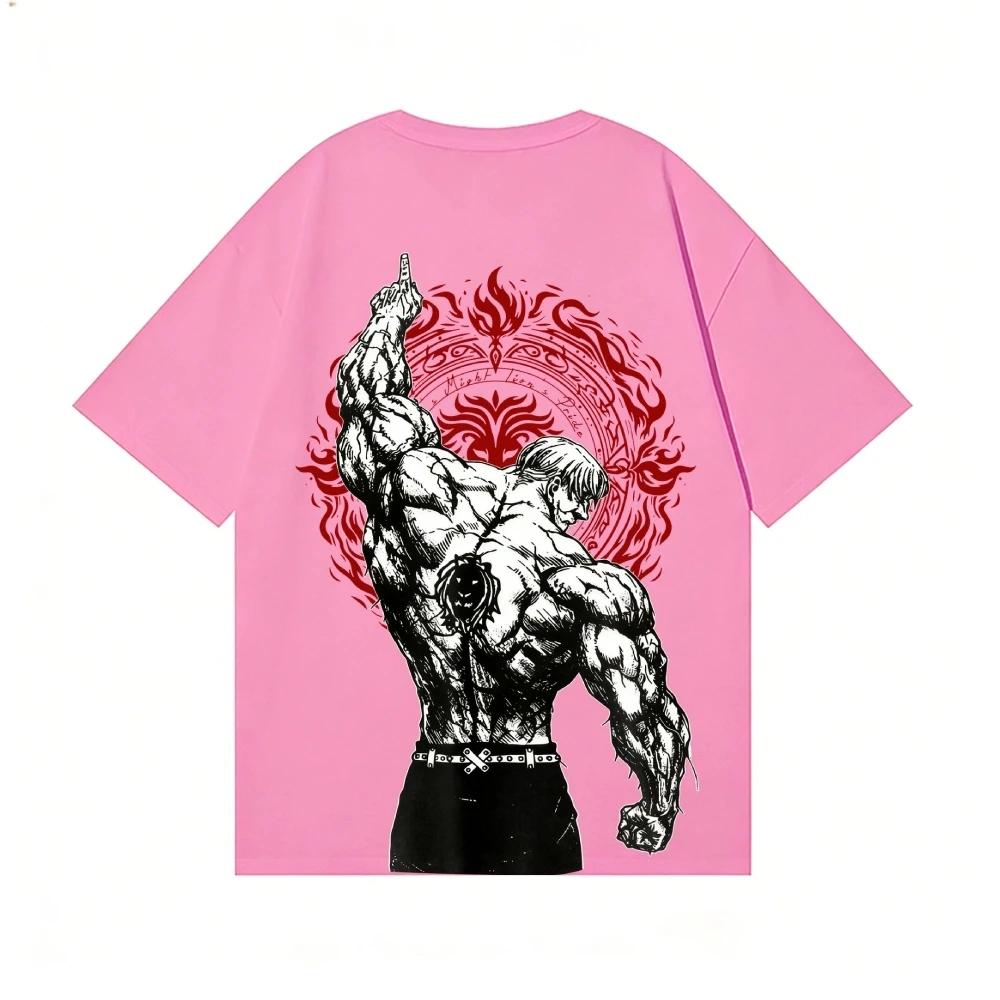 T-shirt Anime Lion's Sin of Pride Escanor – Vêtements Streetwear Homme et Femme de Haute Qualité – N